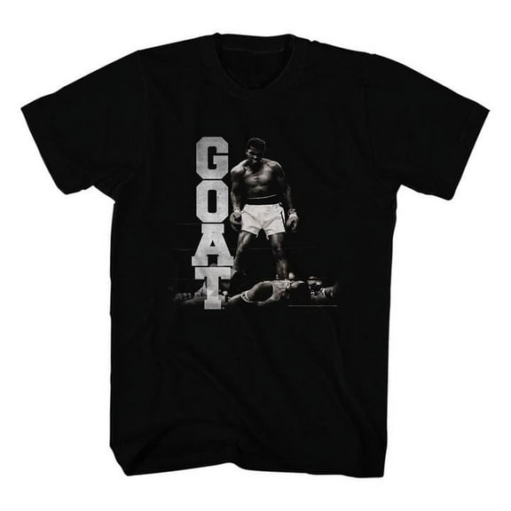 Muhammad Ali Greatest Of All Time Black Adult T-Shirt