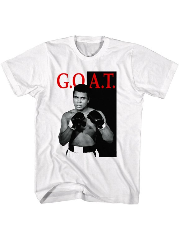 Muhammad Ali Greatest Of All Time White Adult T-Shirt Xl