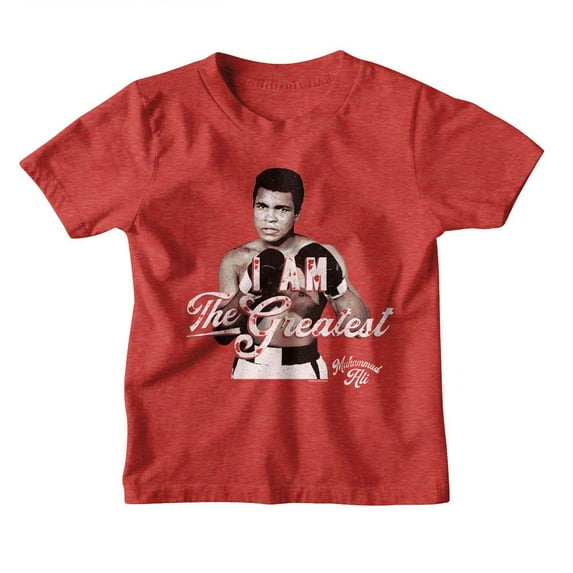 Muhammad Ali Greatest Quote Vintage Red Youth T-Shirt