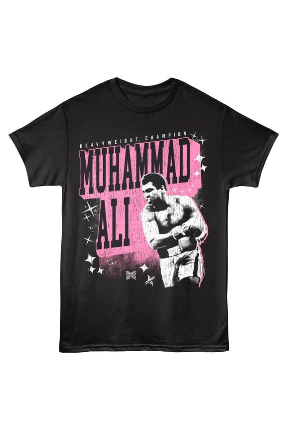 Muhammad Ali Heavyweight Men's T Shirt (Black, AdultM)