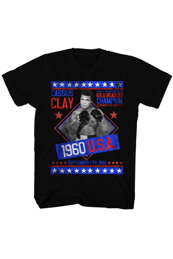 Muhammad Ali Icons Gold Medalist Adult Short Sleeve T Shirt