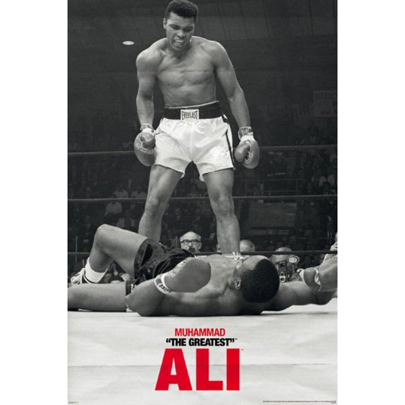 Muhammad Ali - Liston - First Round Poster (24 x 36)