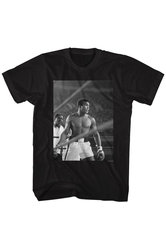 Muhammad Ali Look Ahead Black Adult T-Shirt