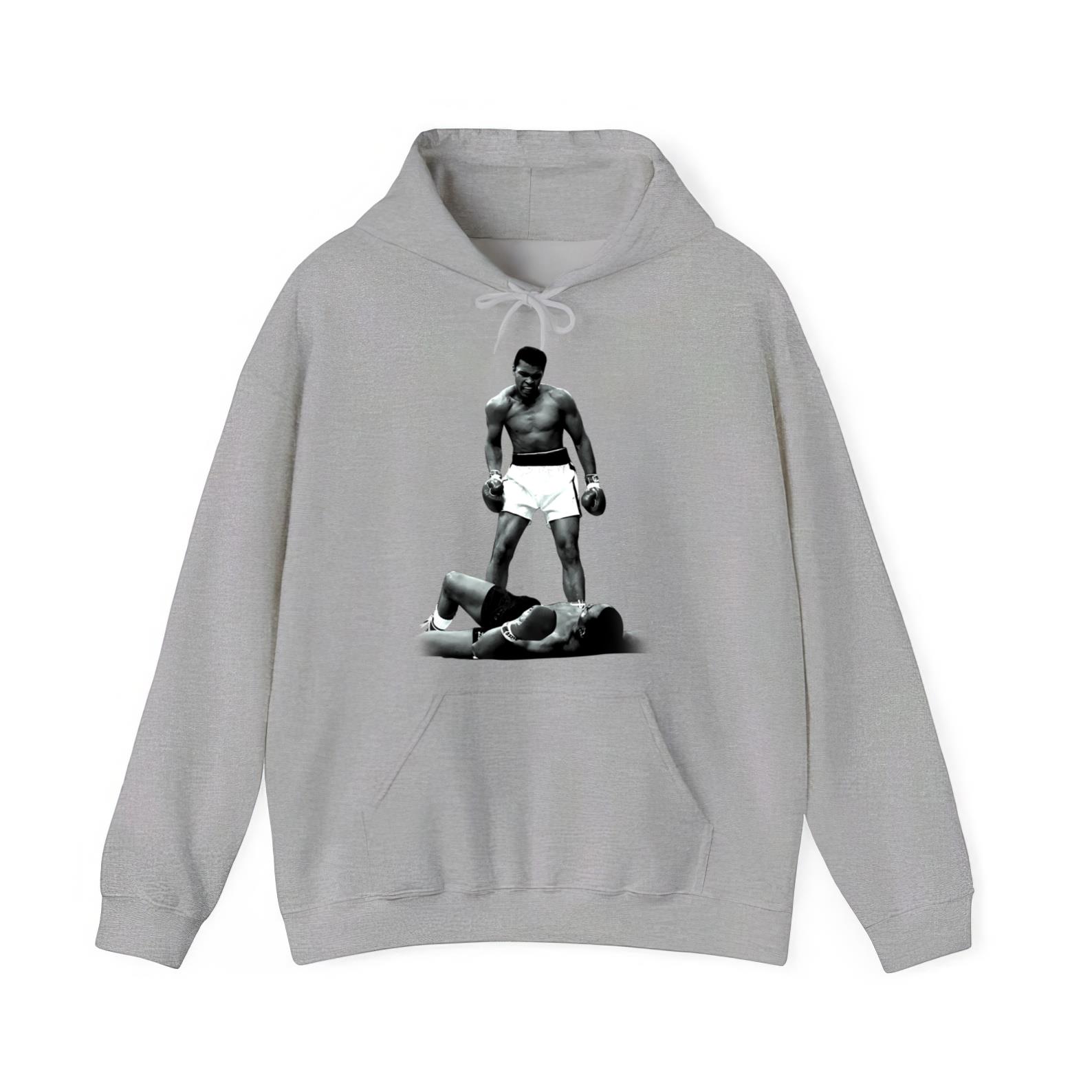 Muhammad Ali Over Liston Black Icon Shirt-TH55394 - Walmart.com