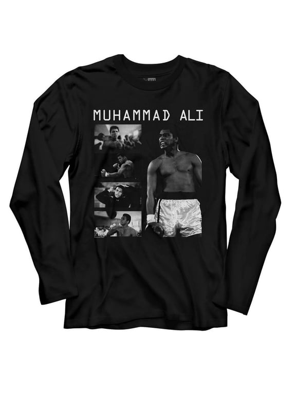 Muhammad Ali Photo Collage Men's Long Sleeve T Shirt