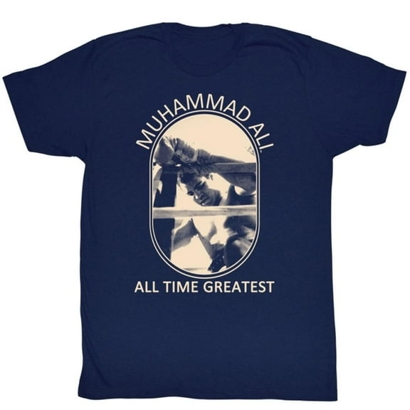 Muhammad Ali Picture Perfect Navy Adult T-Shirt