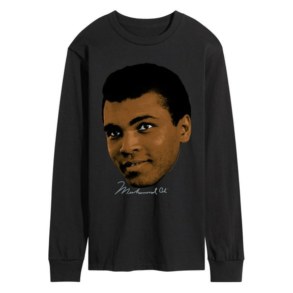 Muhammad Ali - Portrait - Men's Long Sleeve Graphic T-Shirt