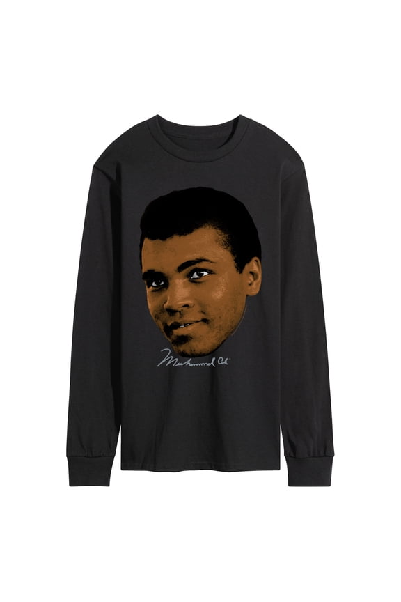 - Portrait - Men's Long Sleeve Graphic T-Shirt