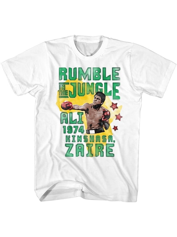 Muhammad Ali Rumble Jungle White T-Shirt