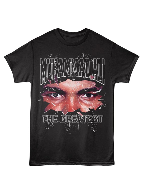 Muhammad Ali Eyes of the Greatest Men's T Shirt (Black, AdultXL)