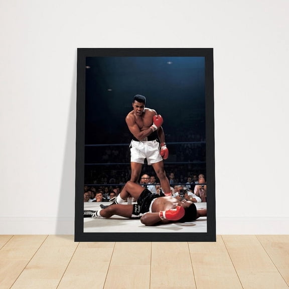 Muhammad Ali Sonny Liston Boxing Poster