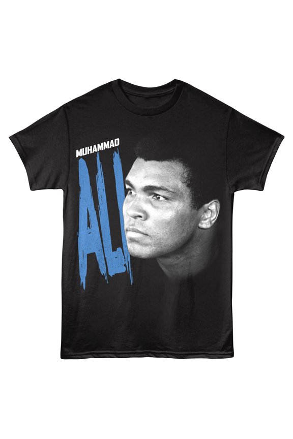 Muhammad Ali Face the Legend Men's T Shirt (Black, AdultXL)