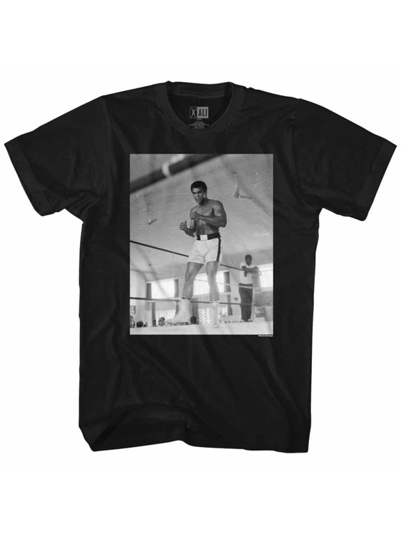 Muhammad Ali Step 234 Black Adult T-Shirt