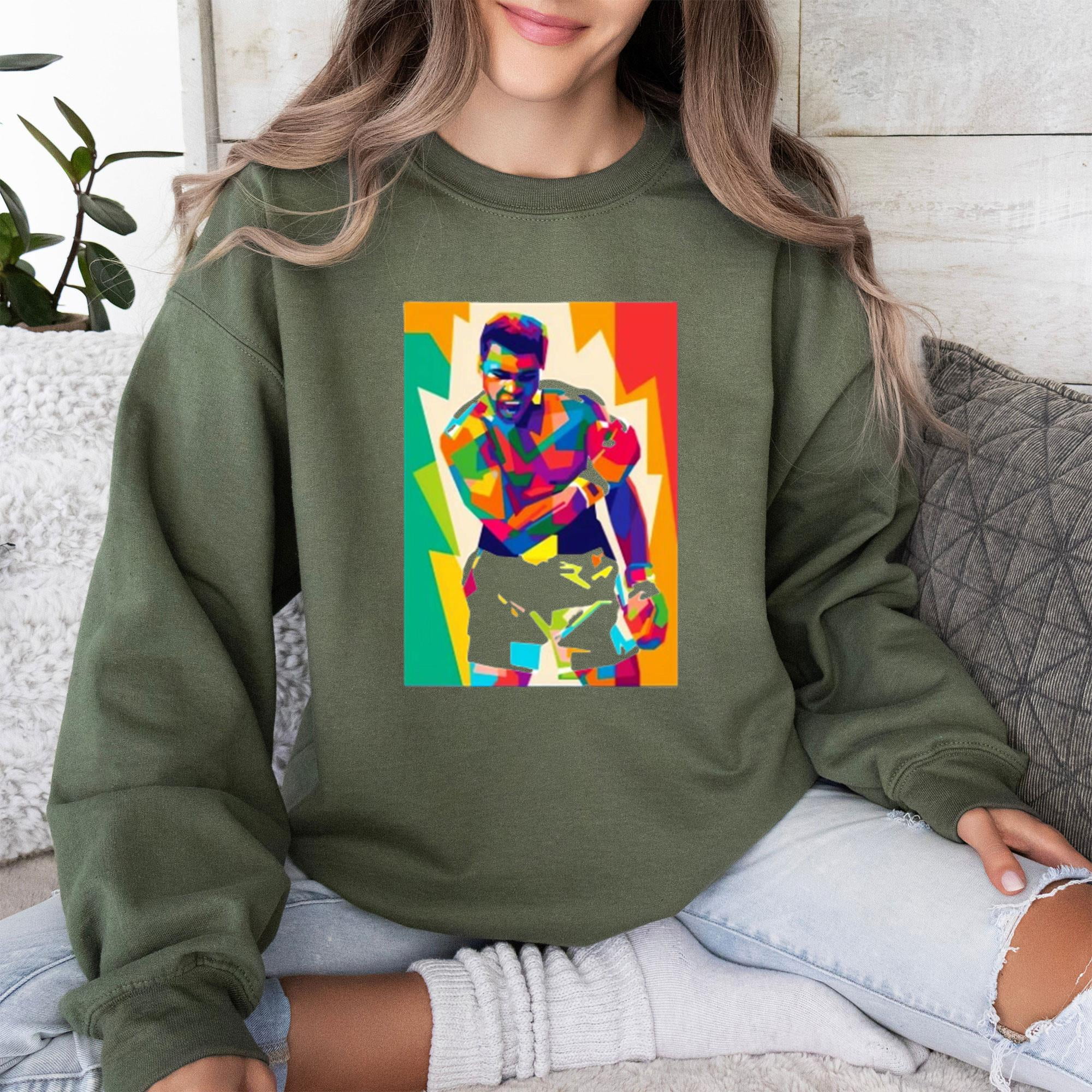 Muhammad Ali Sweatshirt Muhammad Ali Sweatshirt LIMITED EDITION 11 COLOR OPTIONS NEW INSTOCK Walmart