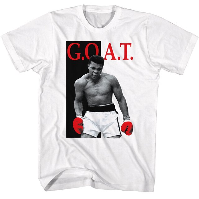 Muhammad Ali TShirt Mens Greatest Of All Time Fighter Boxer New White Cotton