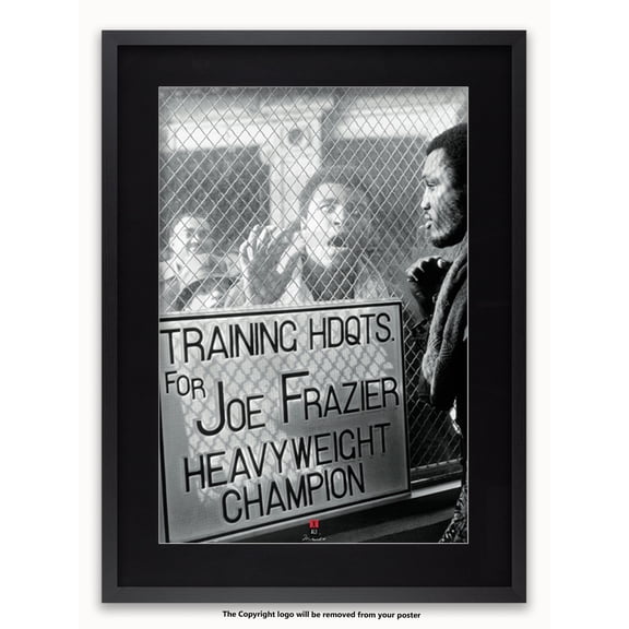 Muhammad Ali Taunting Joe Frazier Boxing Print