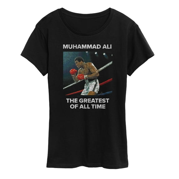 Muhammad Ali - The Greatest Of All Time -Women's Short Sleeve Graphic T-Shirt