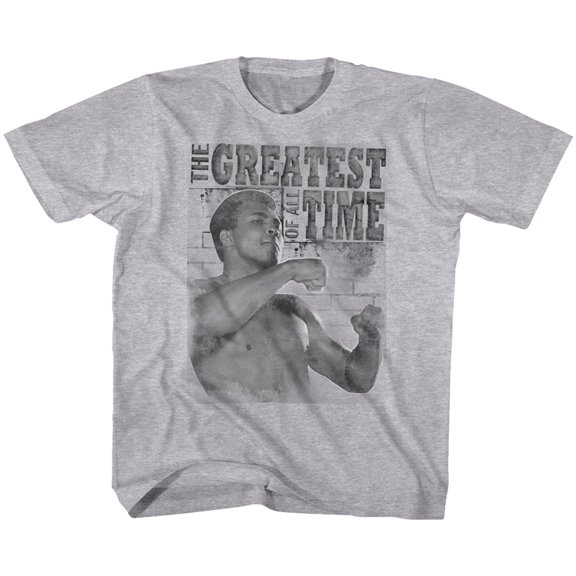 Muhammad Ali Training Stance Gray Heather Toddler T-Shirt