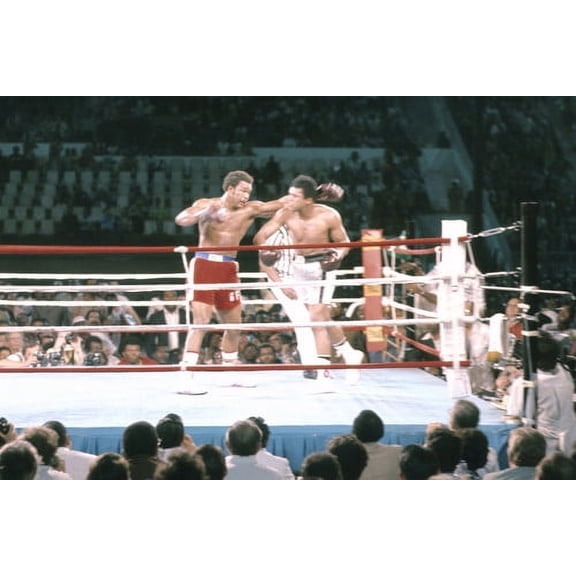 Muhammad Ali Vs George Foreman 24x36 Poster Boxing