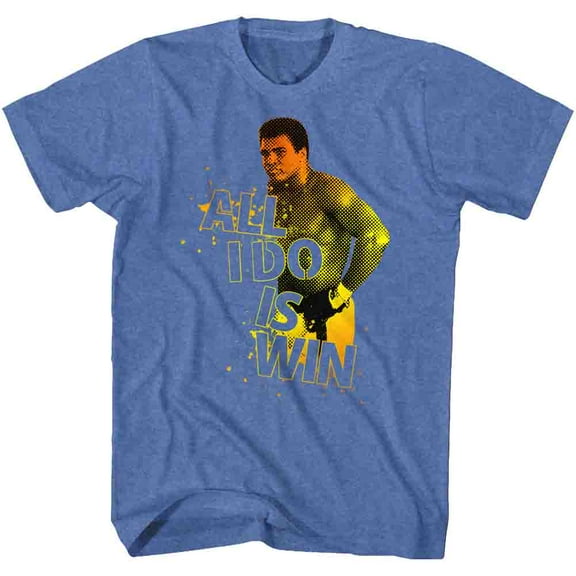 Muhammad Ali Winner Royal Heather Adult T-Shirt