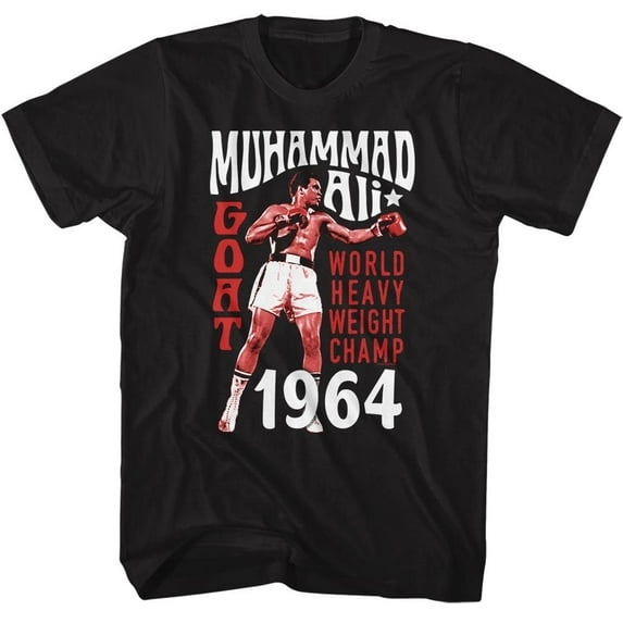 Muhammad Ali World Heavy Weight Champ Black T-Shirt