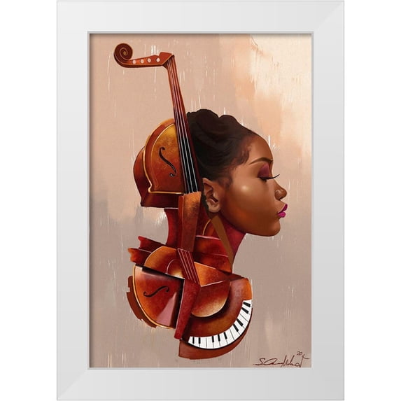 Muhammad, Salaam 11x14 White Modern Wood Framed Museum Art Print Titled - Amanti Allure