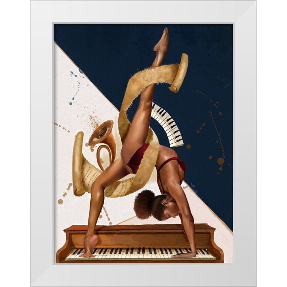Muhammad, Salaam 12x14 White Modern Wood Framed Museum Art Print Titled - Fluency
