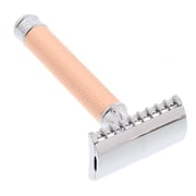 Muhle R41 Double Edge Safety Razor, Open Comb, Rosegold