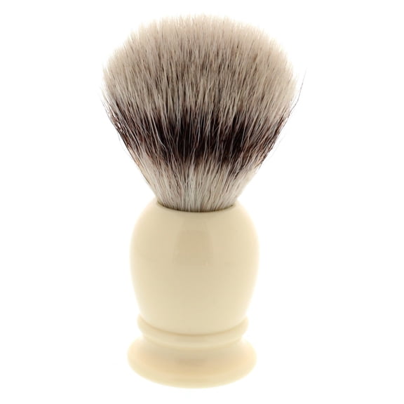 Muhle Synthetic Silvertip Shaving Brush, Faux Ivory