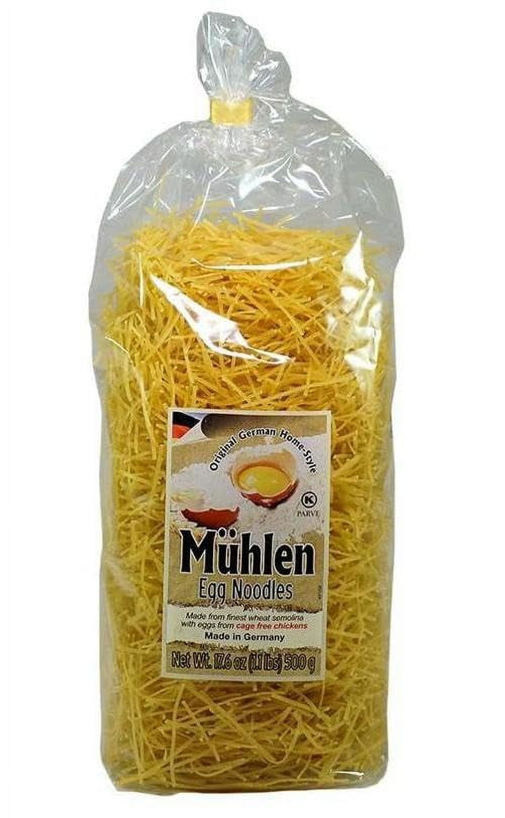 Muhlen Noodles German Egg Thin Noodle Wheat Semolina VERMICELLI 1.1Lb
