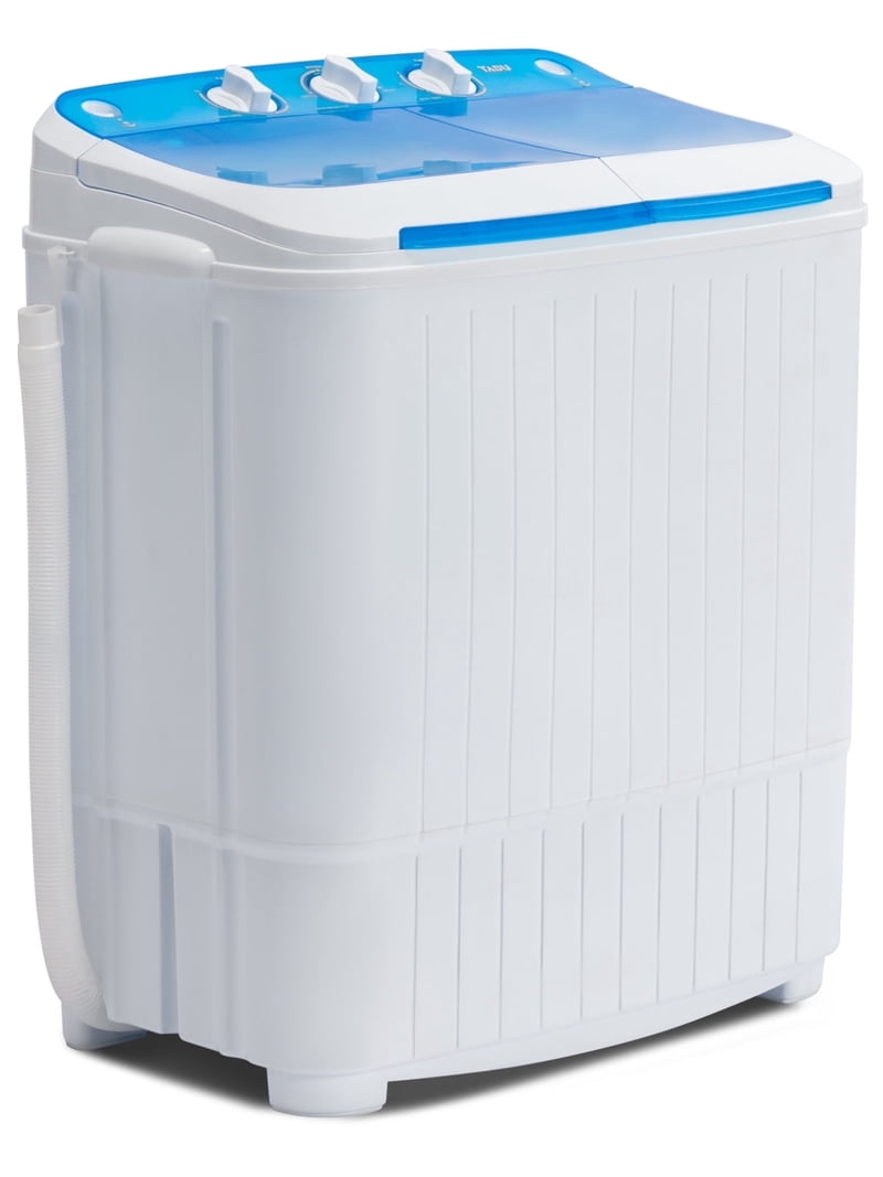 Muhub 18lbs Portable Washing Machine,Compact Twin Tub Wash&Spin