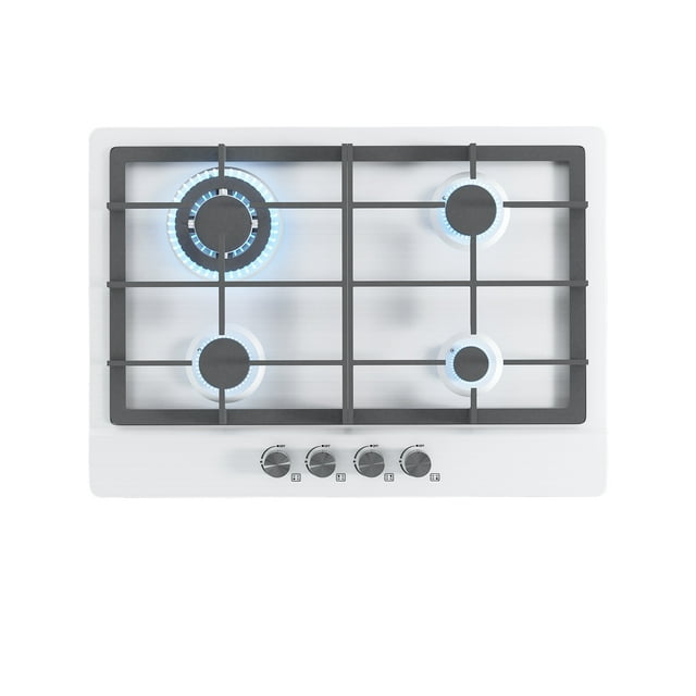 Muhub Gas Cooktop, Gas Stove Bulitin Gas Stove Top with 4 Burner