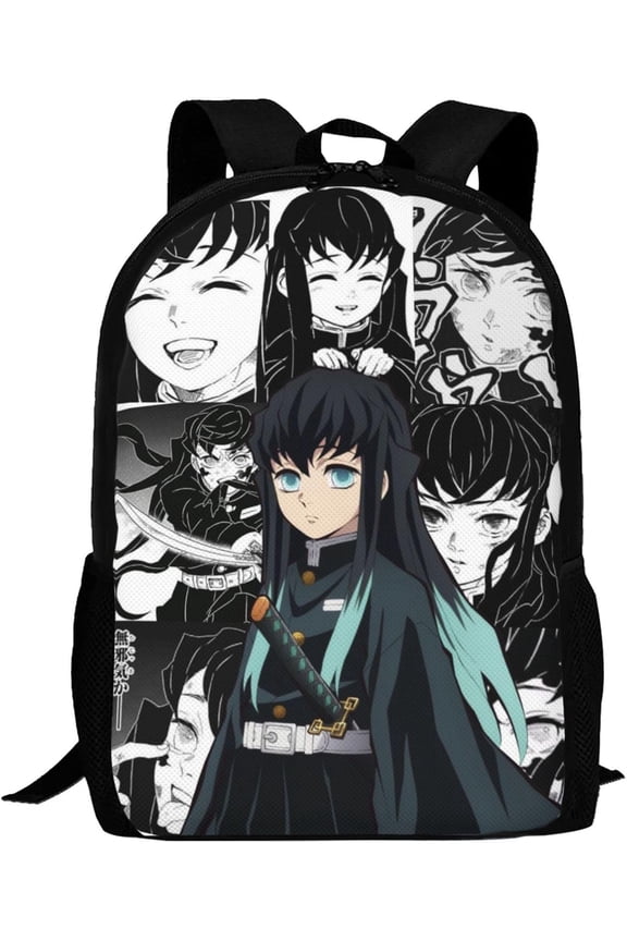 Muichiro Tokito Backpack,3d Print Laptop Backpack Lightweight Casual Daypack Bookbag 16.5 In, 17 Inch