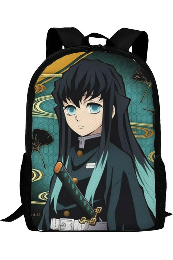 Muichiro Tokito Backpack,3d Print Laptop Backpack Lightweight Casual Daypack Bookbag 16.5 In, 17 Inch