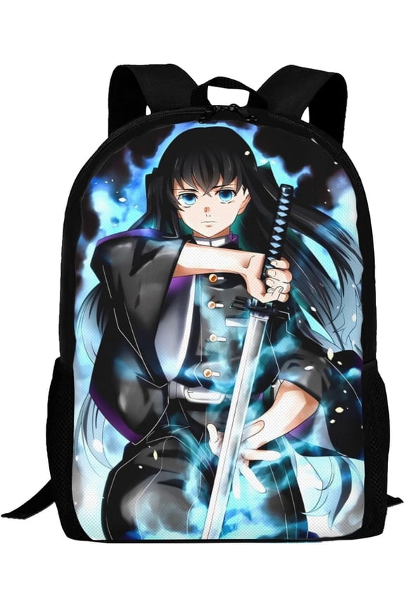 Muichiro Tokito Backpack,3d Print Laptop Backpack Lightweight Casual Daypack Bookbag 16.5 In, 17 Inch