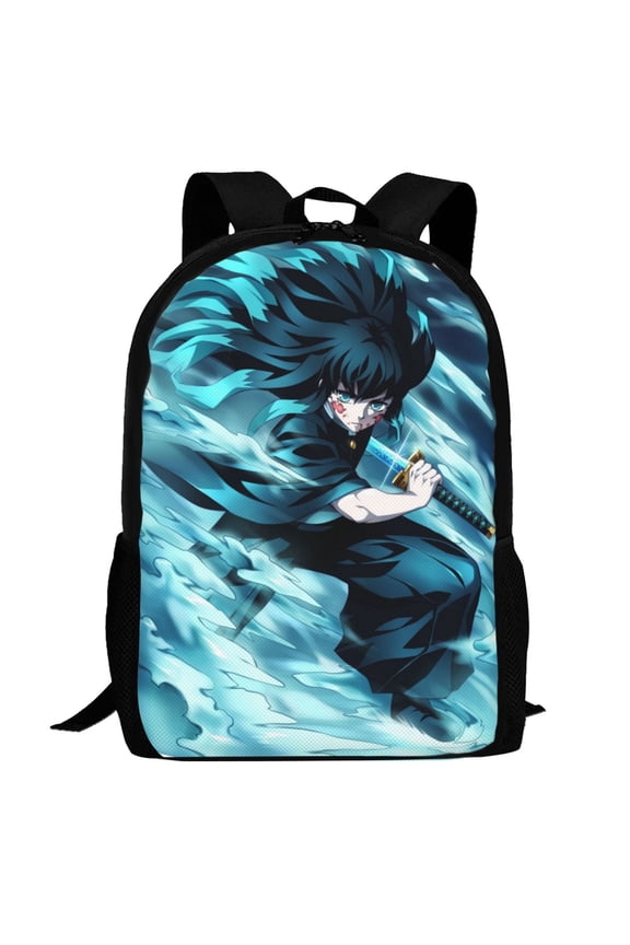 Muichiro Tokito Backpack,3d Print Laptop Backpack Lightweight Casual Daypack Bookbag Multi-Function Travel Backpack 16.5 In