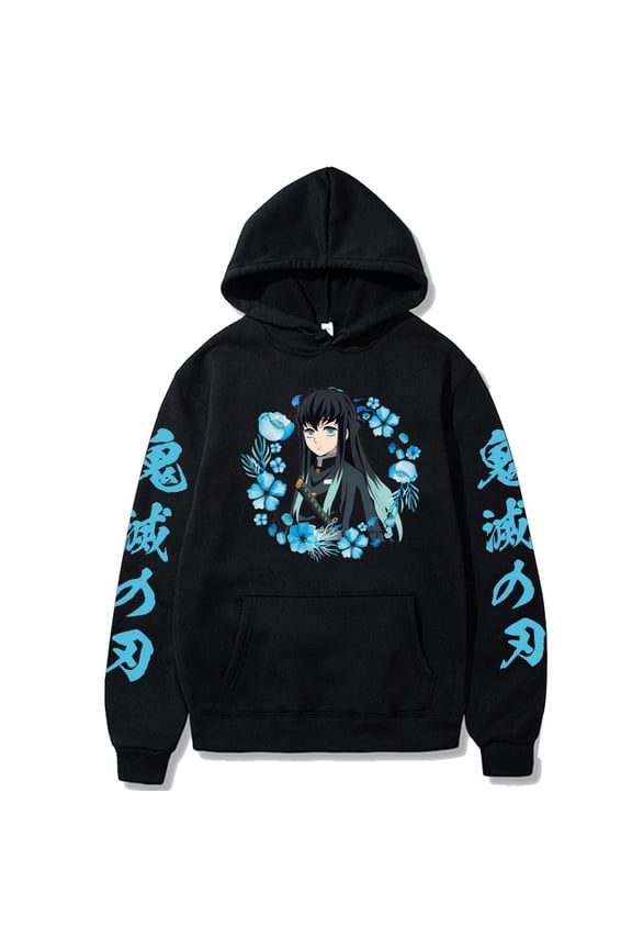 Muichiro Tokito Graphic Hoodie - Men's Fashion Casual Spring & Fall Sweatshirt