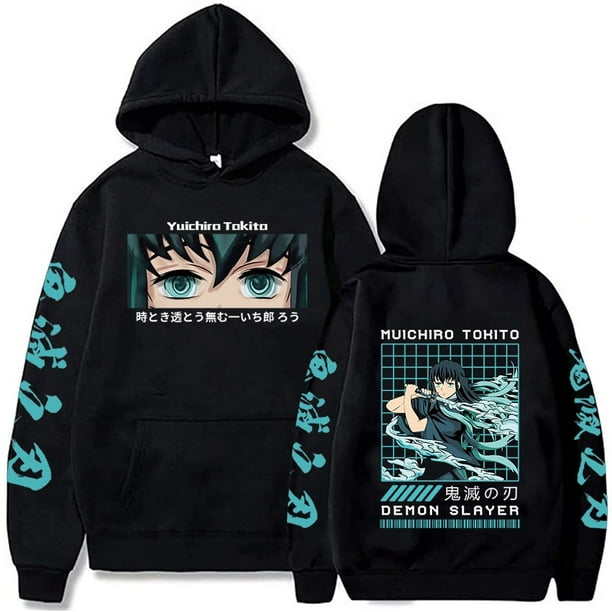 Muichiro Tokito Hoodie Demon Slayer Unisex Sweatshirts Harajuku
