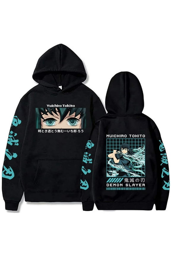 Muichiro Tokito Hoodie Demon Slayer Unisex Sweatshirts Harajuku Pullover