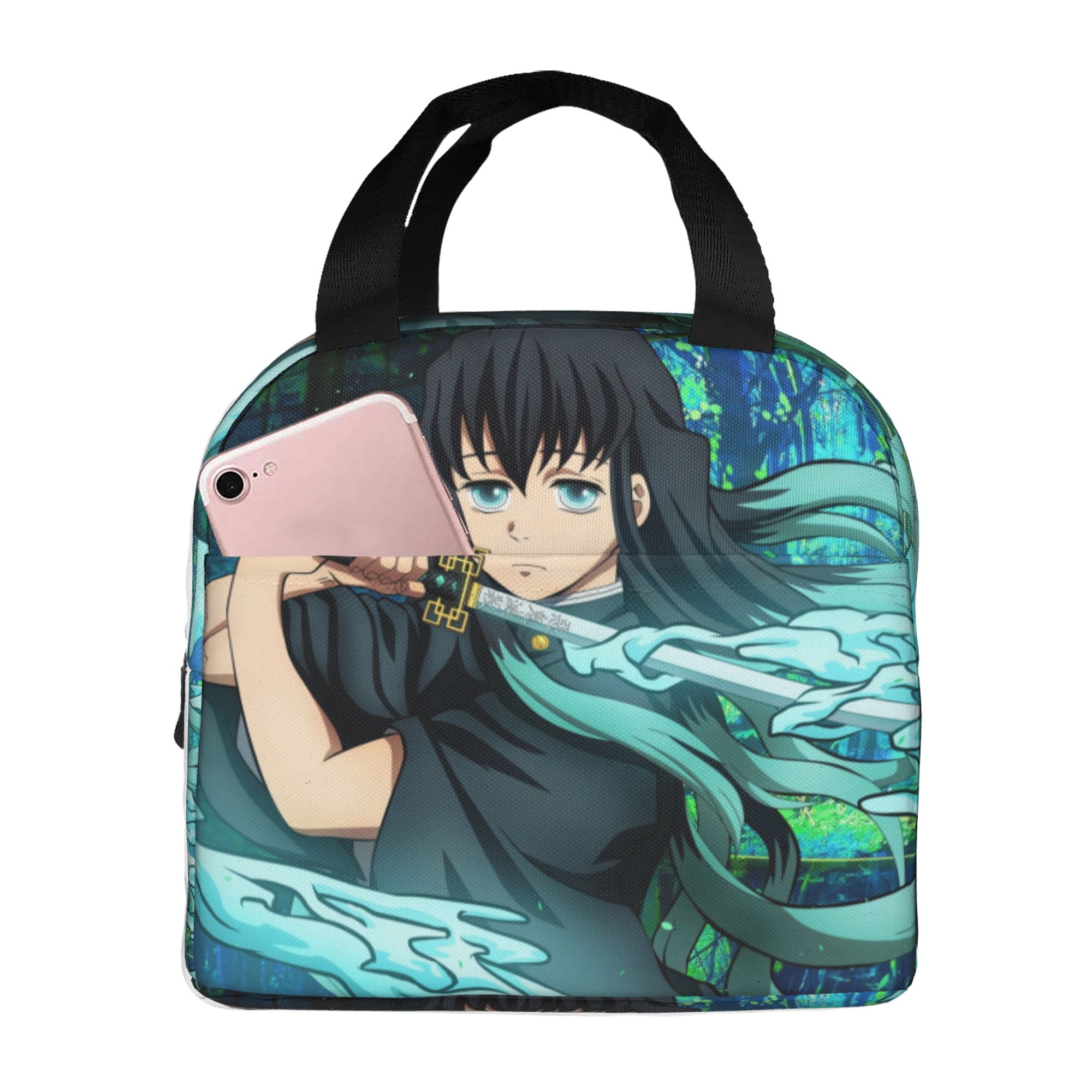 Muichiro Tokito Lunch Bag Lunch Bag Tote Bag Insulated Lunch Box Picnic ...