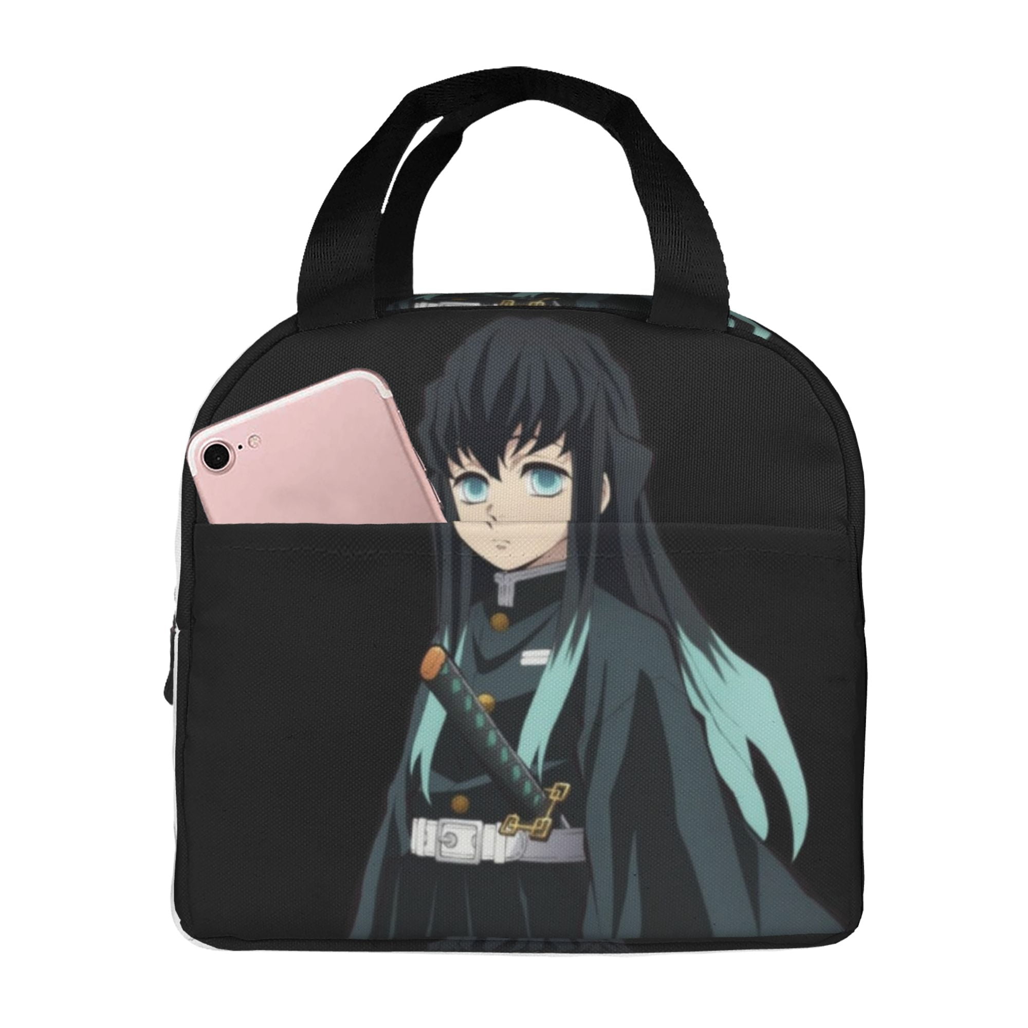 Muichiro Tokito Lunch Bag Lunch Bag Tote Bag Insulated Lunch Box Picnic ...