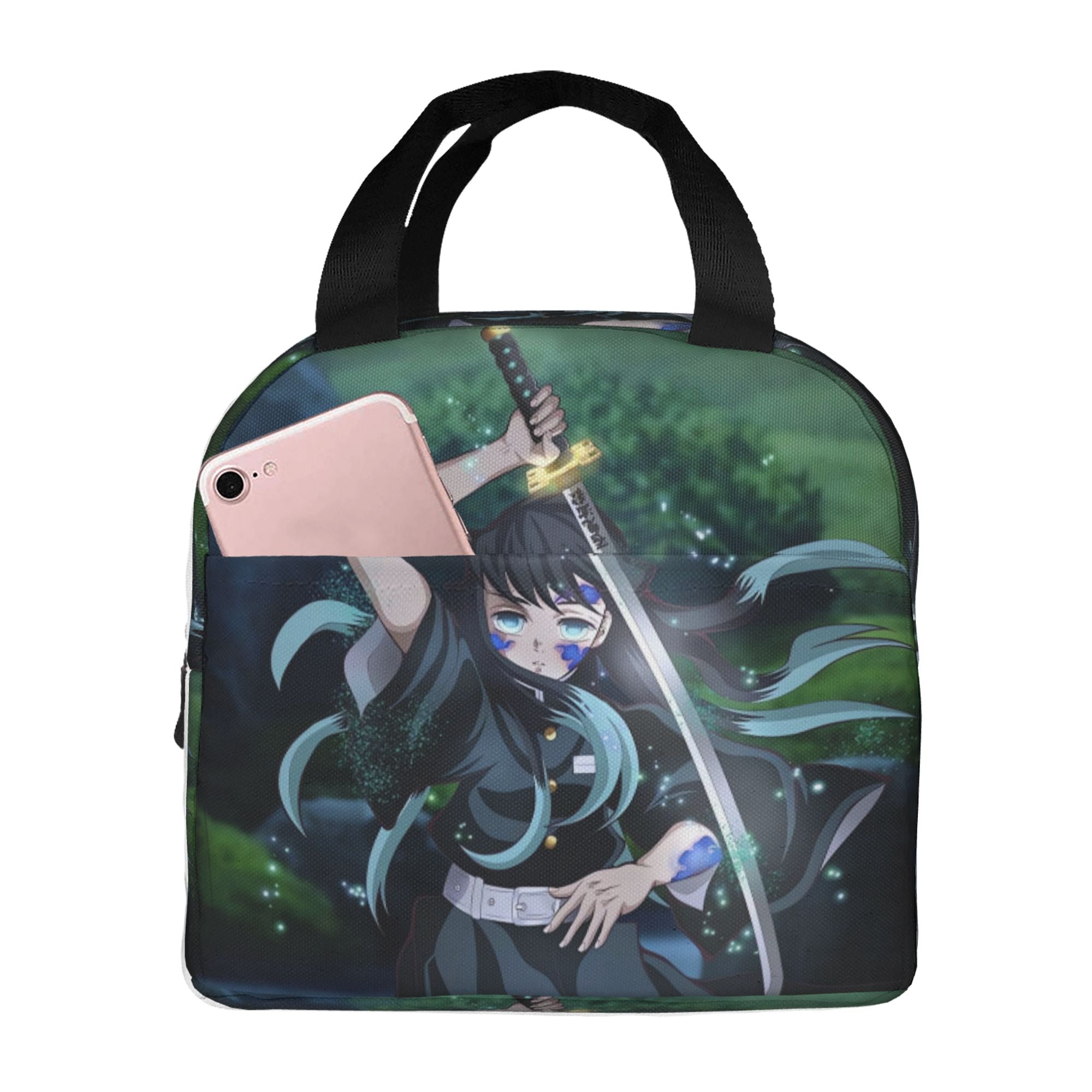 TFDGDGH Muichiro Tokito Lunch Bag Leisure Lunch Box Pique-en