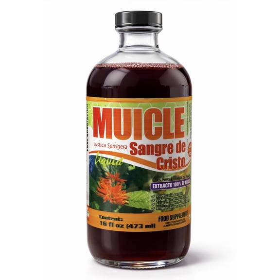 Muicle Herbal Tea Concentrate (Mexican Honeysuckle / Sangre de Cristo) Liquid Extract 500ML