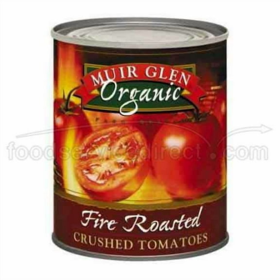 Muir Glen Crushed Fire Roasted Canned Tomatoes, 28 oz. (Pack of 12)