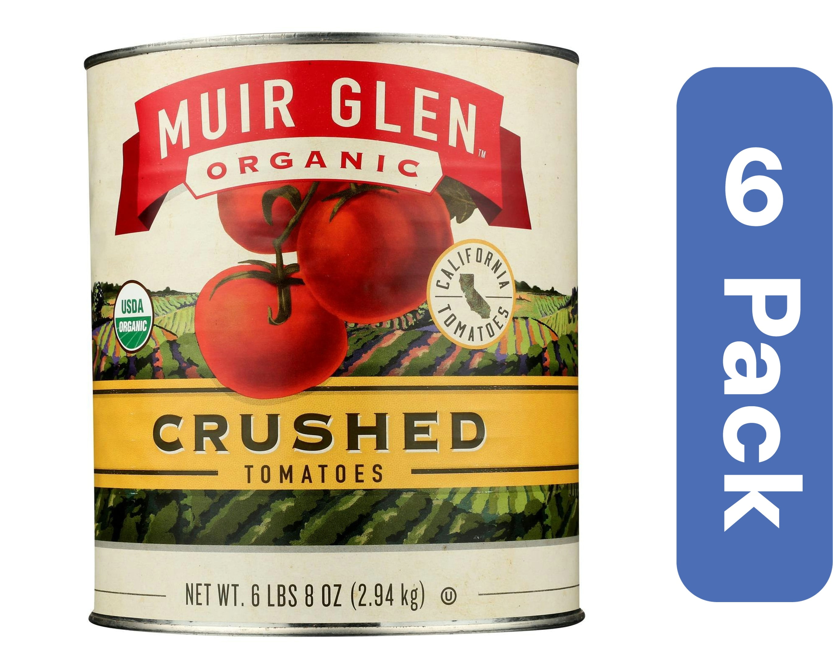 Muir Glen Crushed Tomatoes 104 oz (Pack Of 6)