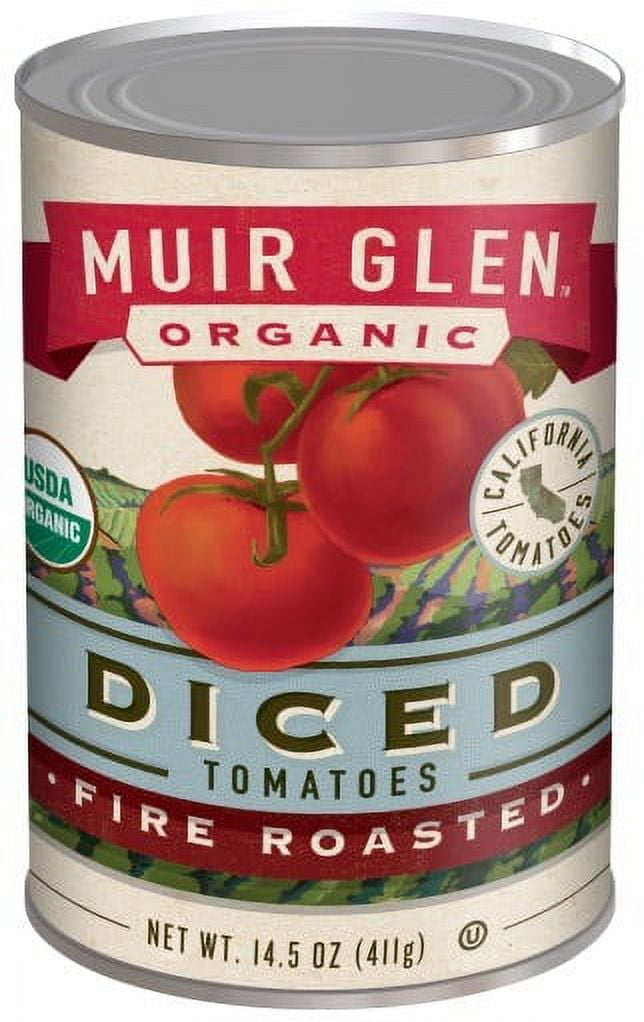 Muir Glen Fire Roasted Diced Tomatoes - 14oz (Pack of 12)