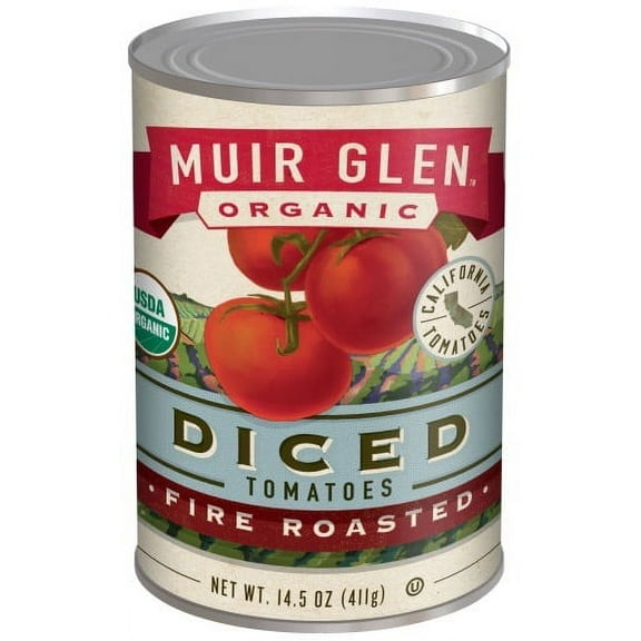 Muir Glen Fire Roasted Diced Tomatoes - 14oz (Pack of 6)