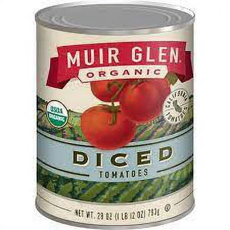 Muir Glen Fire Roasted Diced Tomatoes 28 oz (Pack Of 12)