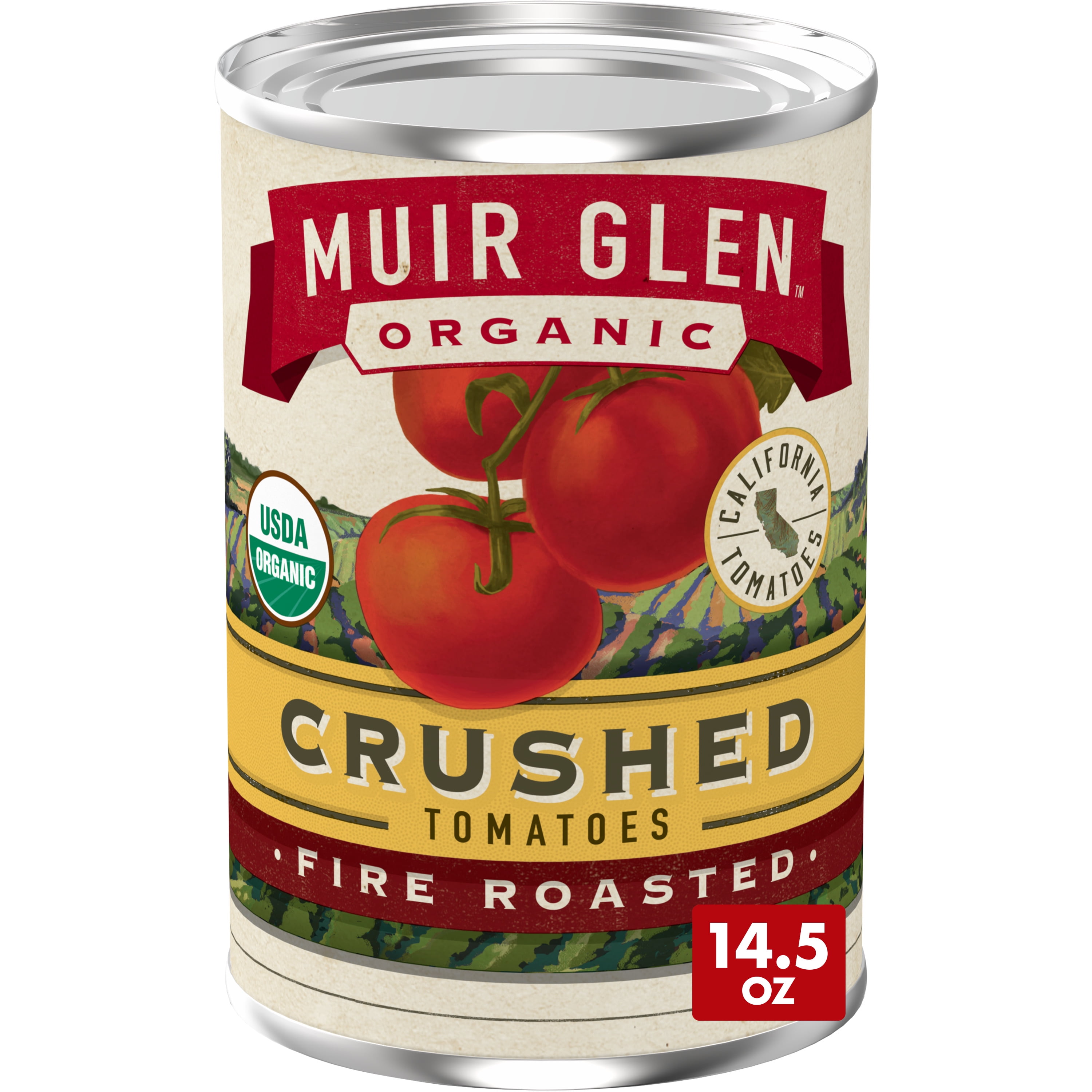 Muir Glen Organic Crushed Fire Roasted Canned Tomatoes, 14.5 oz.