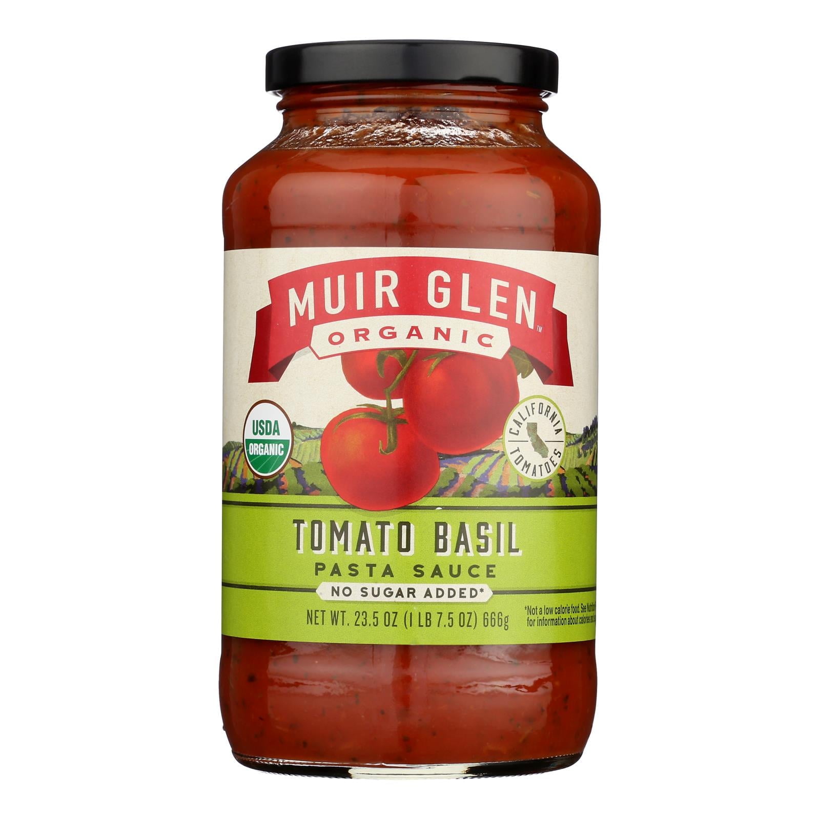 Muir Glen - Pasta Sauce Organic Tomato Basil - Case of 12-23.5 Fluid ...